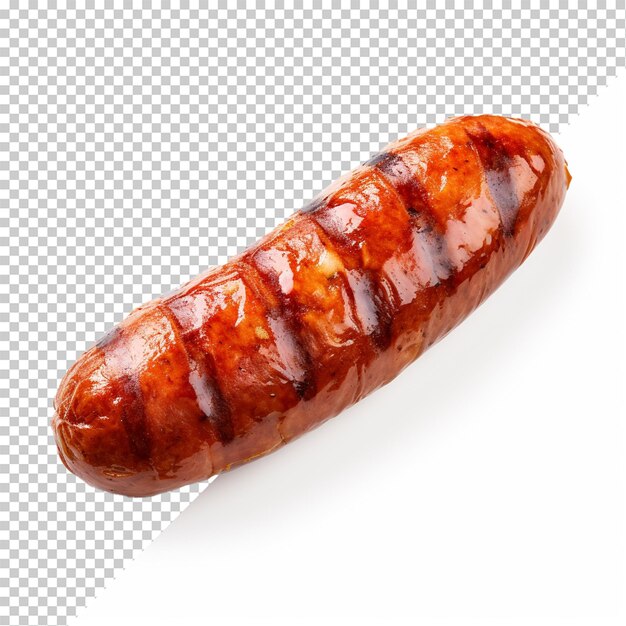 투명한 배경에 고립 된 Knackwurst