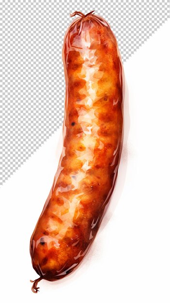 PSD knackwurst isolated on transparent background