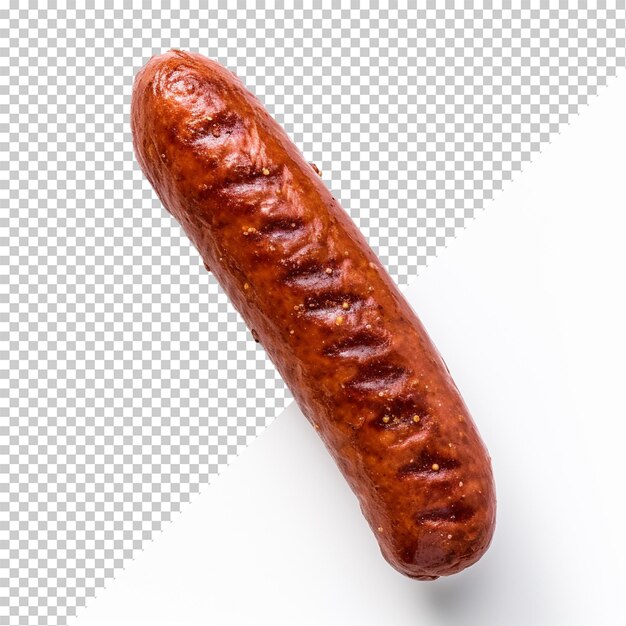 PSD knackwurst isolated on transparent background