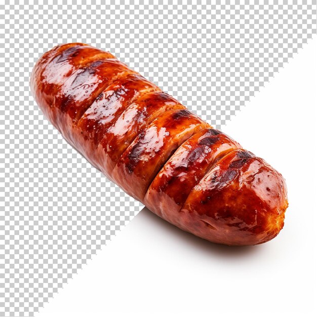 PSD knackwurst isolated on transparent background