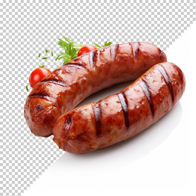 Knackwurst Izolowany Na Przezroczystej Podłożu