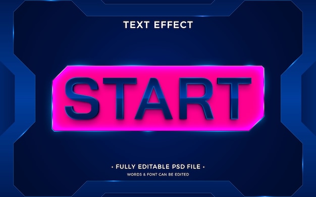 Knapptexteffekt