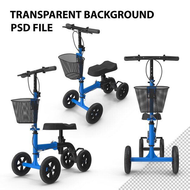 PSD knee scooter png