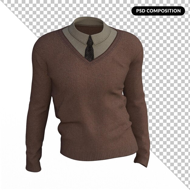 Knickerbockers Sweater isolated 3d