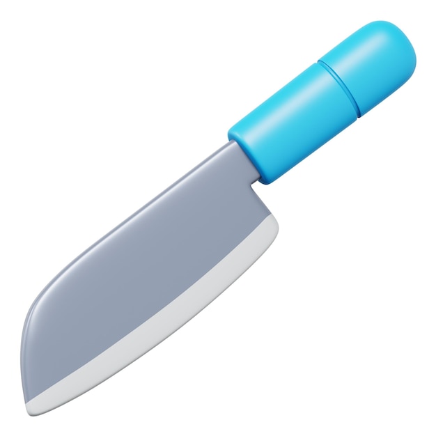 PSD knife 3d illustration