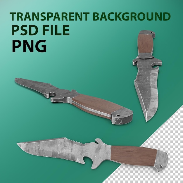 PSD knife png