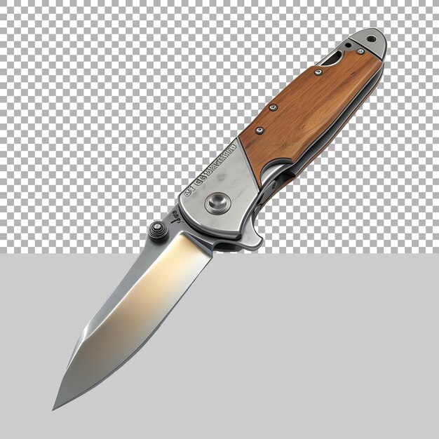 PSD knife on transparent background ai generated