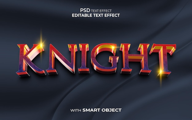 KNIGHT TEXT EFFECT