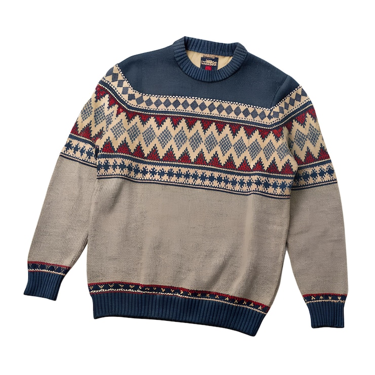 PSD knitted sweater on a white background