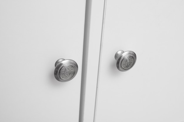 Knob branding effect mockup