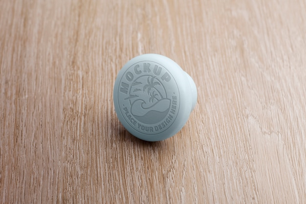 Knob with logo mockup