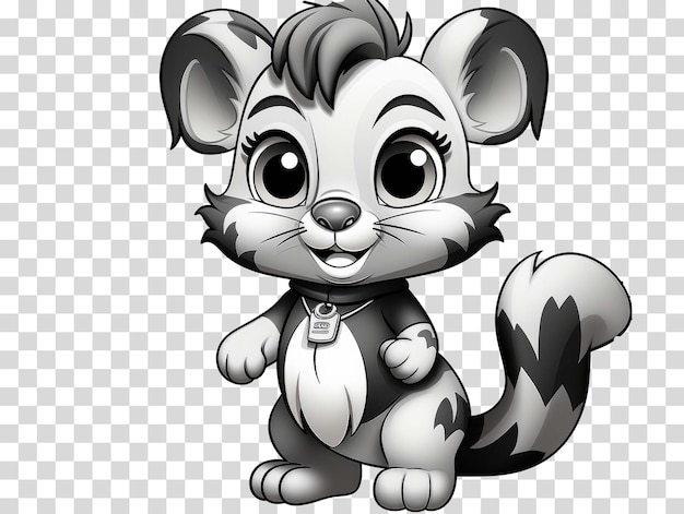 PSD koala cartoon vector op transaprent achtergrond