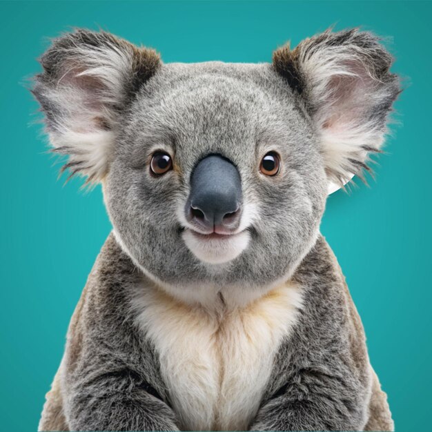 PSD koala in front