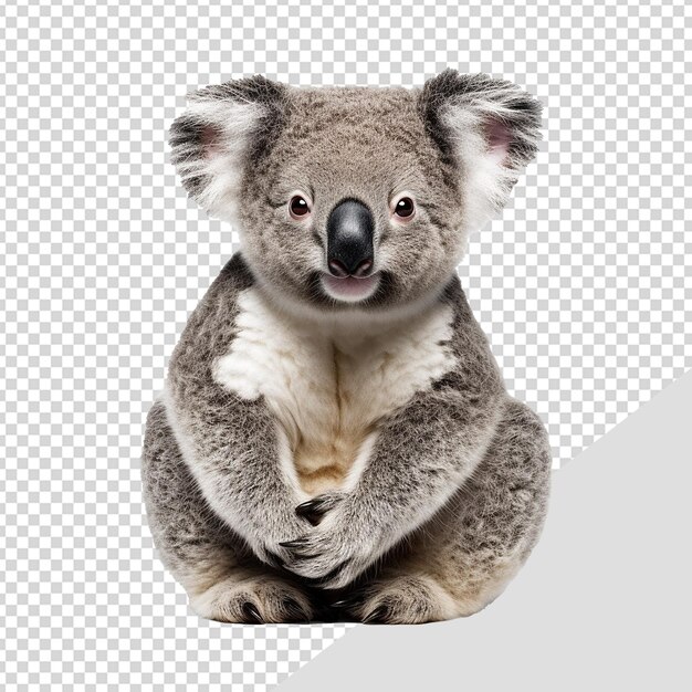 PSD koala geïsoleerd op transparante achtergrond png