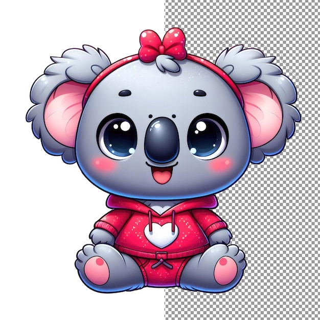 PSD koala's kindness gentle heart sticker