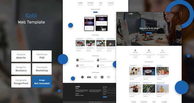 Modello web del blog kobi