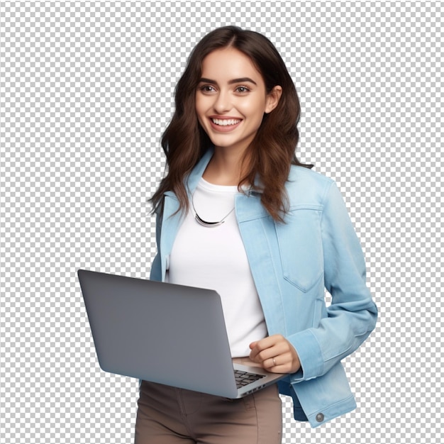 kobieta biznesowa pracująca na laptopie