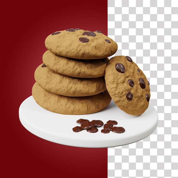 Koekjes 3d pictogram