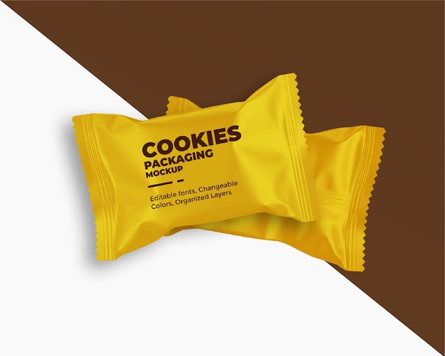 koekjespakket mockup food pack mockup chocoladepakket mockup