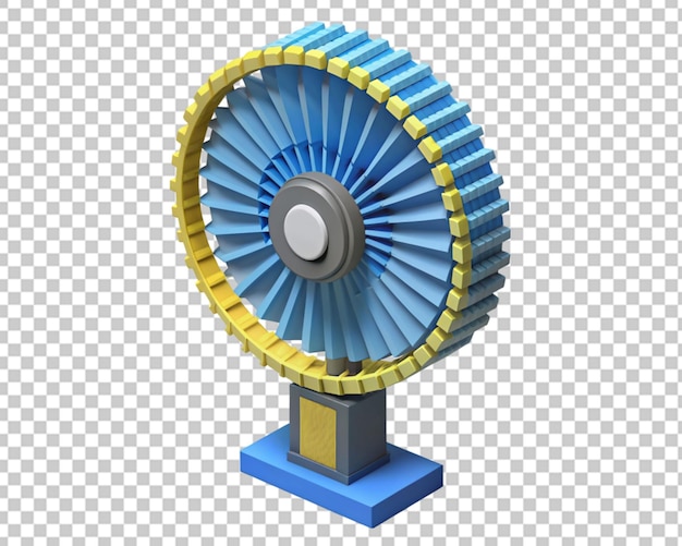 PSD koelventilator voxelart