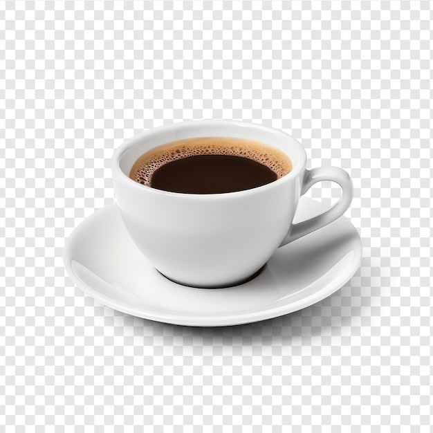 PSD koffie op transparantieachtergrond psd