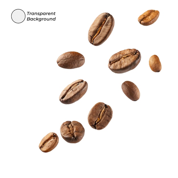 Koffiebonen in een burlapzak geïsoleerd op een witte achtergrond