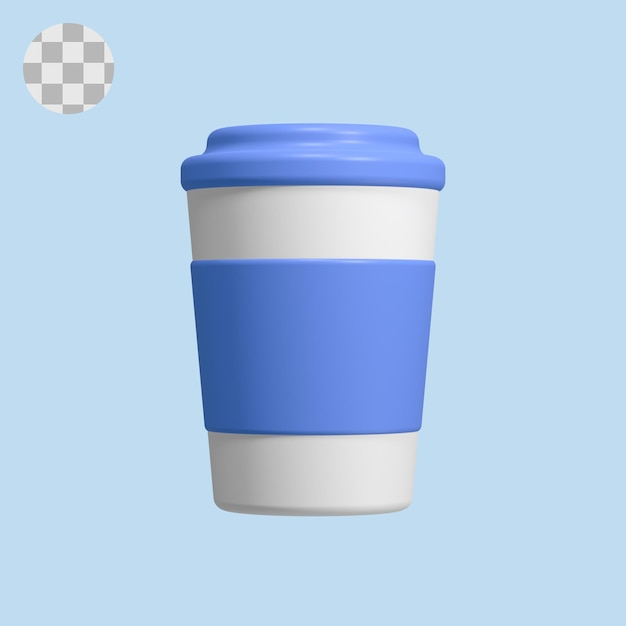 Koffiekopje 3d-pictogram