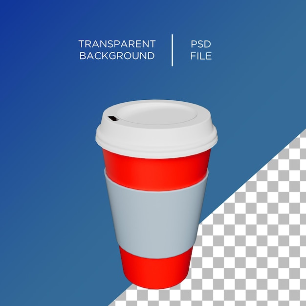 PSD koffiekopje 3d