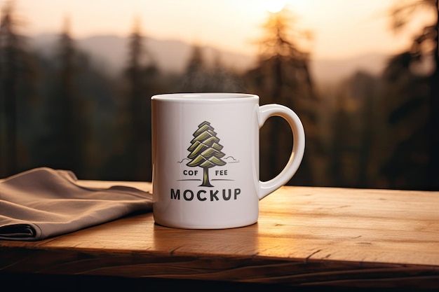 PSD koffiemok mockup