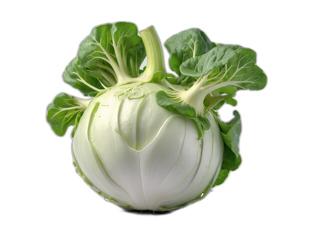 PSD 색 배경에 kohlrabi psd