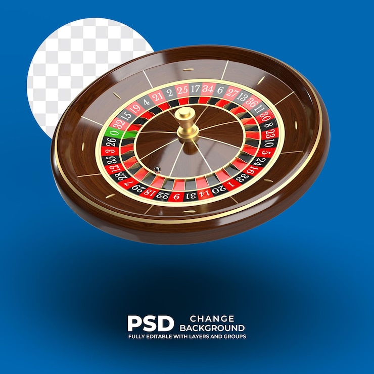 PSD koła ruletki kasyno psd