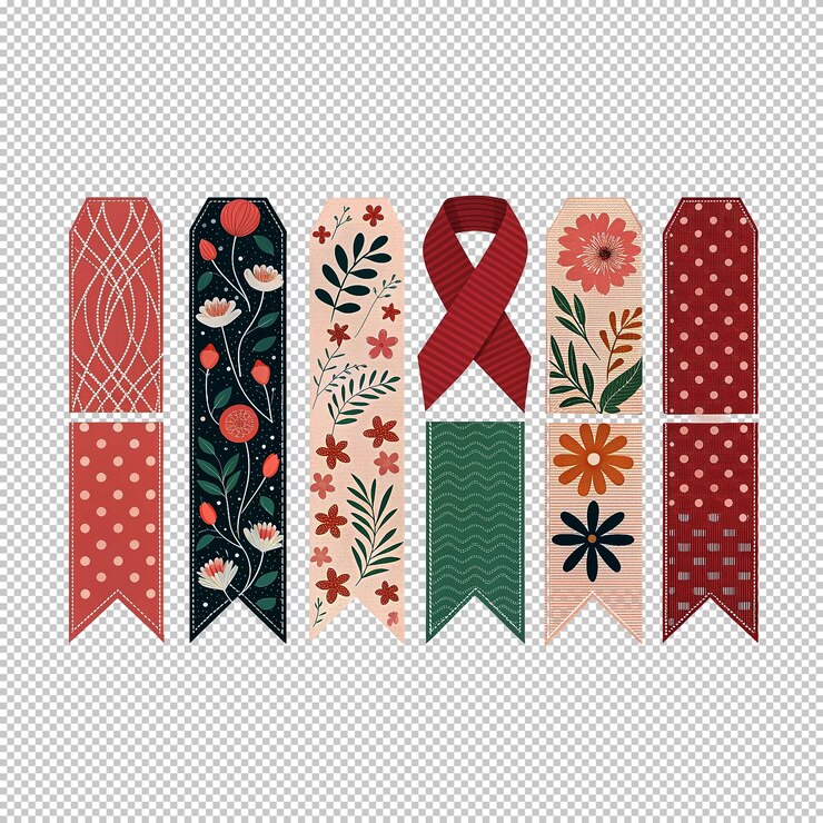 PSD kolekcja ilustracji akwarelowych taśm