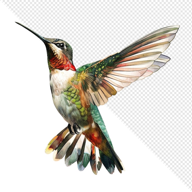 Kolibri w locie