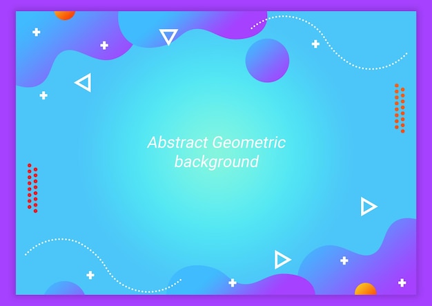 Kolorowy gradient geometryczny Abstrakcyjne tło