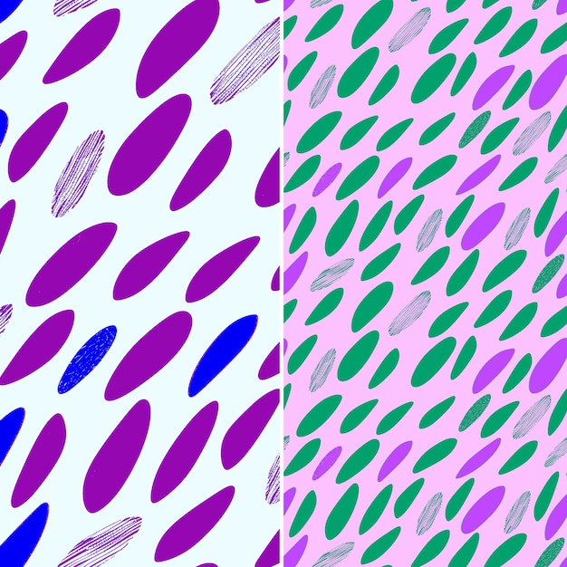 PSD kolorowy wzór z fioletowymi i zielonymi kropkami