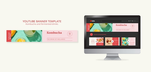 Kombucha template design