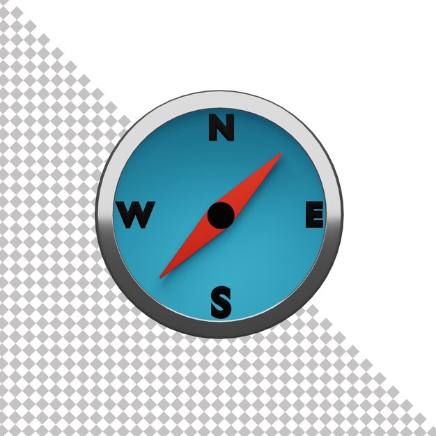 Kompas 3d-pictogram