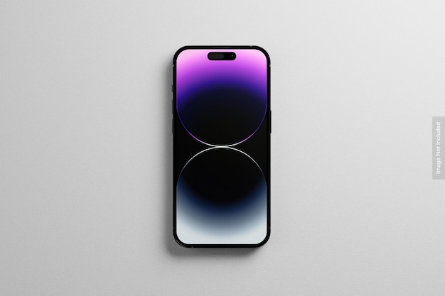 PSD kompozycja 3d makiety smartfona iphone 14 pro max