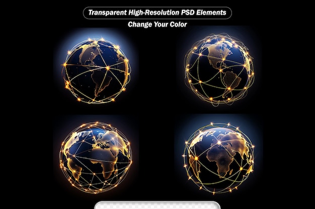 PSD koncepcja globalnej sieci elementy tego obrazu dostarczone przez nasa