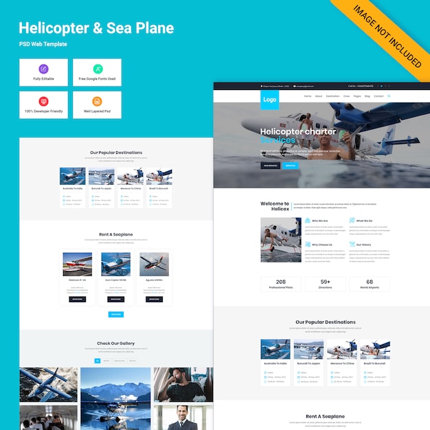 Koncepcja Interfejsu Użytkownika Flying Academy Web Design