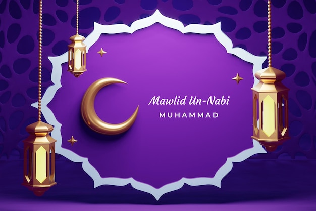 Koncepcja pozdrowienia Milad un nabi