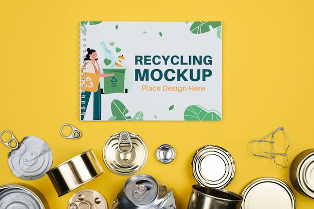Koncepcja recyklingu ze śmieciami