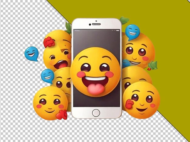 PSD koncepcja światowego dnia emoji