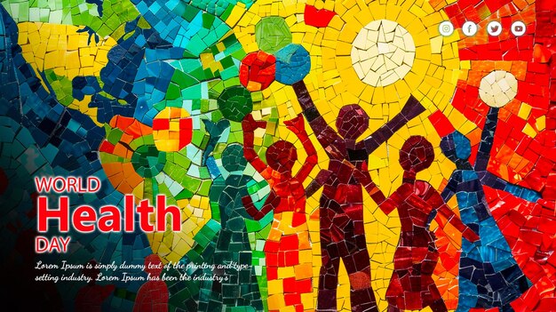 PSD koncepcja światowego dnia zdrowia światowy dzień światowej świadomości zdrowia
