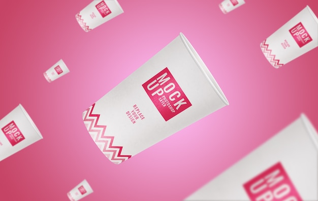 Kopje koffie reclame mockup