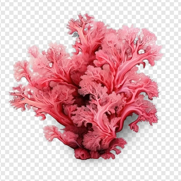PSD koral podwodny boho izolowany na tle przezroczystego psd