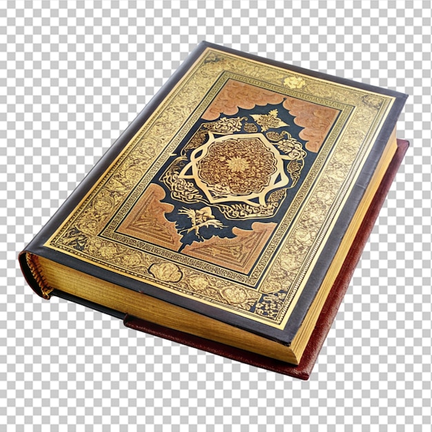 Koranboek op doorzichtige achtergrond