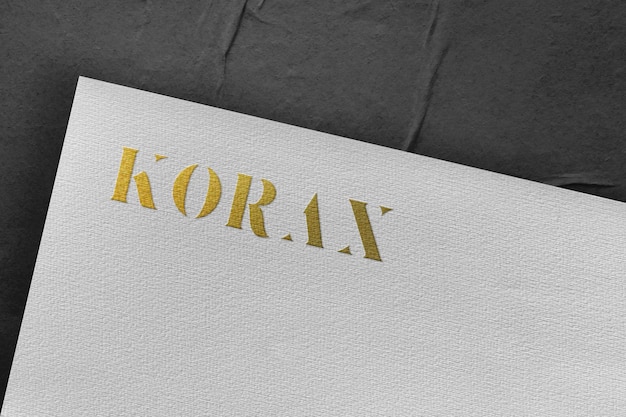 Мокет логотипа Korax White Paper
