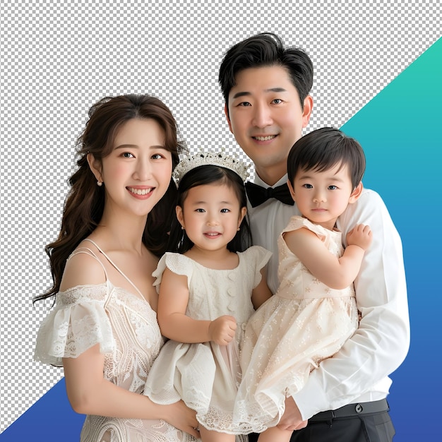PSD 이벤트 png에 대한 한국 가족