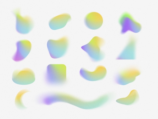 Korniga gradient Blob-former i nät